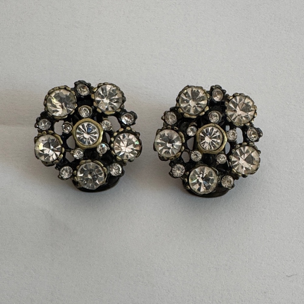 Crystal Cluster Earrings